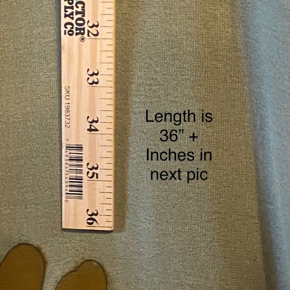 Sacred Threads Boho Artsy Sleeveless Maxi Shift Dress Size L Olive Green & Brown - Picture 4 of 11